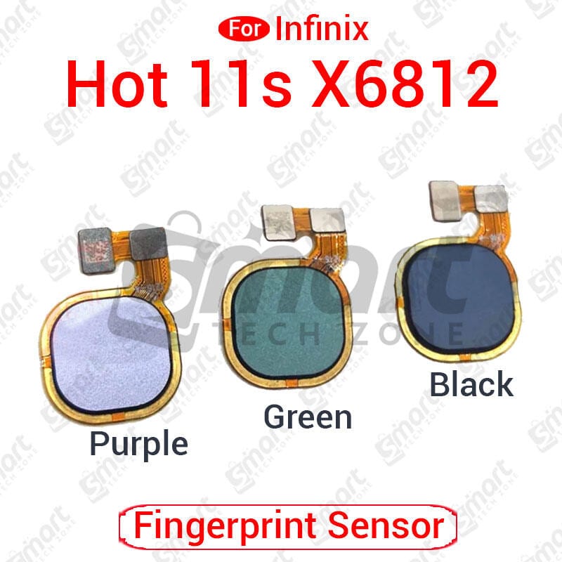 For Infinix Hot 11s X6812 Fingerprint Sensor with Flex Cable