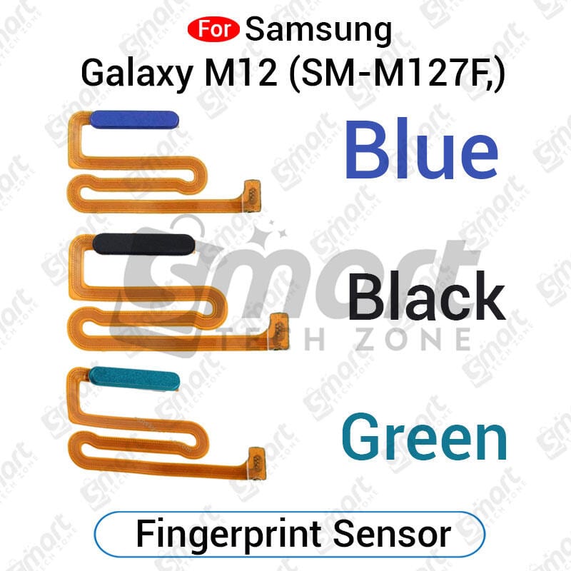 For Samsung Galaxy M12 SM-M127F Fingerprint Sensor with Flex Cable