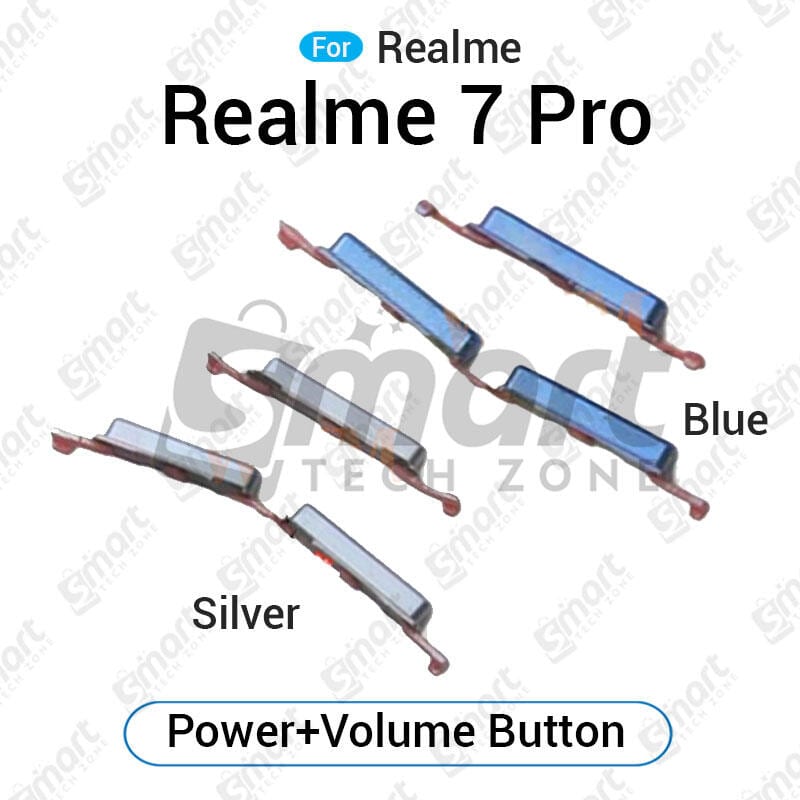 Power Volume Outside Key Side Button for Realme 7 Pro External Volume Button + Power ON/OFF