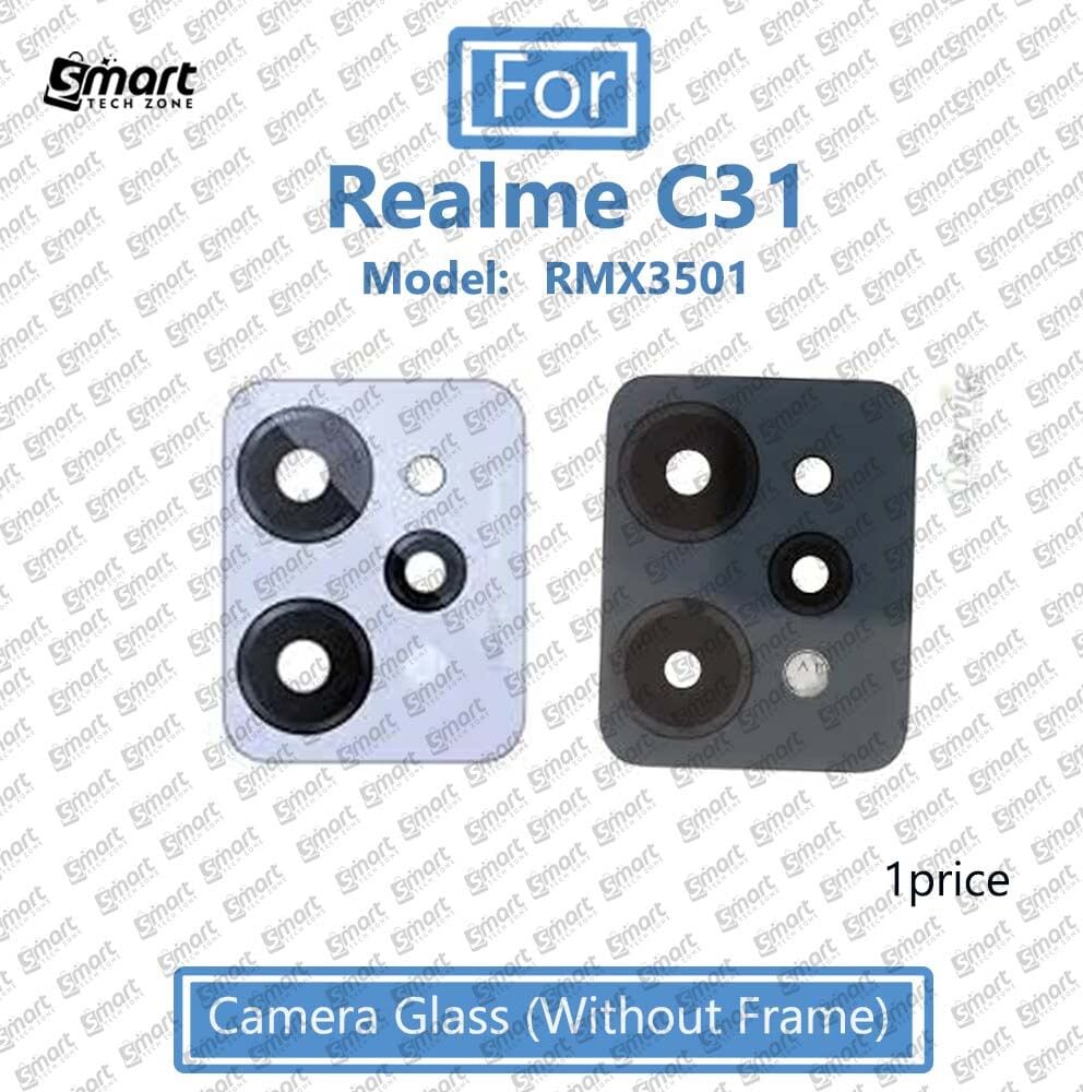 Camera Main Glass Lens for Realme C31 (RMX3501) Replacement Part (Not Tempered Camera Glass Protector)