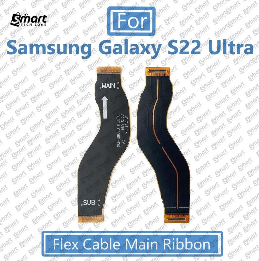 Main Motherboard (Main to SUB Board) Flex Cable LCD Flex WI-FI Flex for Samsung Galaxy S22 Ultra 5G Flex Cable Ribbon Replacement part