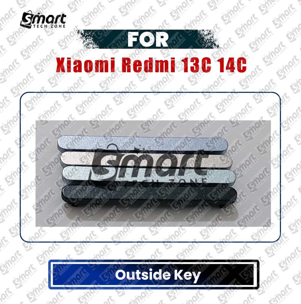 Volume Out Side Key Side Button For Xiaomi Redmi 13C 14C External Volume Button