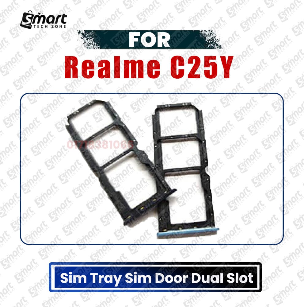 Realme C25Y Sim Tray   Slot with Sim Ejector Pin Replacement Part