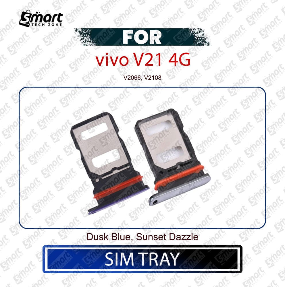 vivo V21 4G SIM Tray + Micro SD Card Slot Holder – Replacement Part