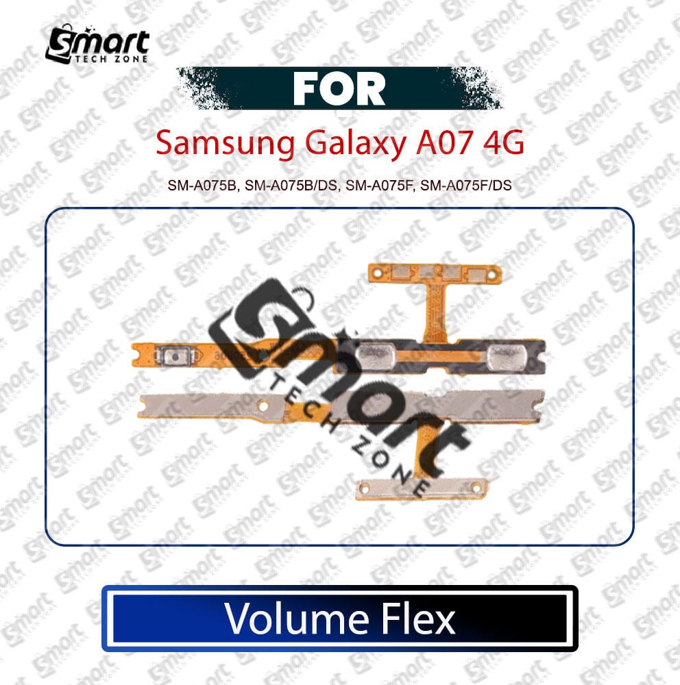 Samsung Galaxy A07 4G Volume Up Down & Power Side Key Flex Cable Replacement Part | Compatible SM-A075B, SM-A075B/DS, SM-A075F, SM-A075F/DS
