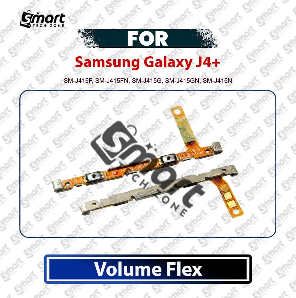 Samsung Galaxy J4+ Power On/Off & Volume Up Down Button Flex Cable Replacement Part | Side Key Ribbon Cable SM-J415F, SM-J415FN