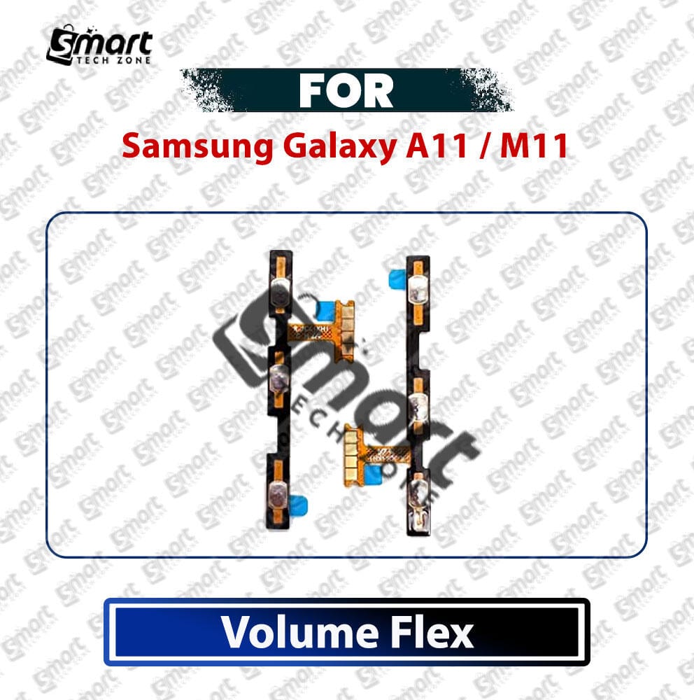 Samsung Galaxy A11 / M11 Power On/Off & Volume Up Down Button Flex Cable Replacement Part | Side Key Ribbon Cable