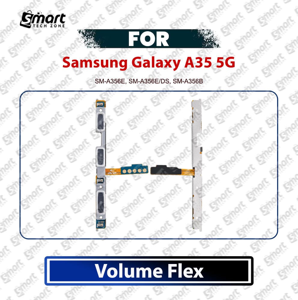 Samsung Galaxy A35 5G Power On/Off & Volume Up Down Button Flex Cable Replacement Part | Side Key Ribbon Cable SM-A356E, SM-A356E/DS, SM-A356B, SM-A356B/DS