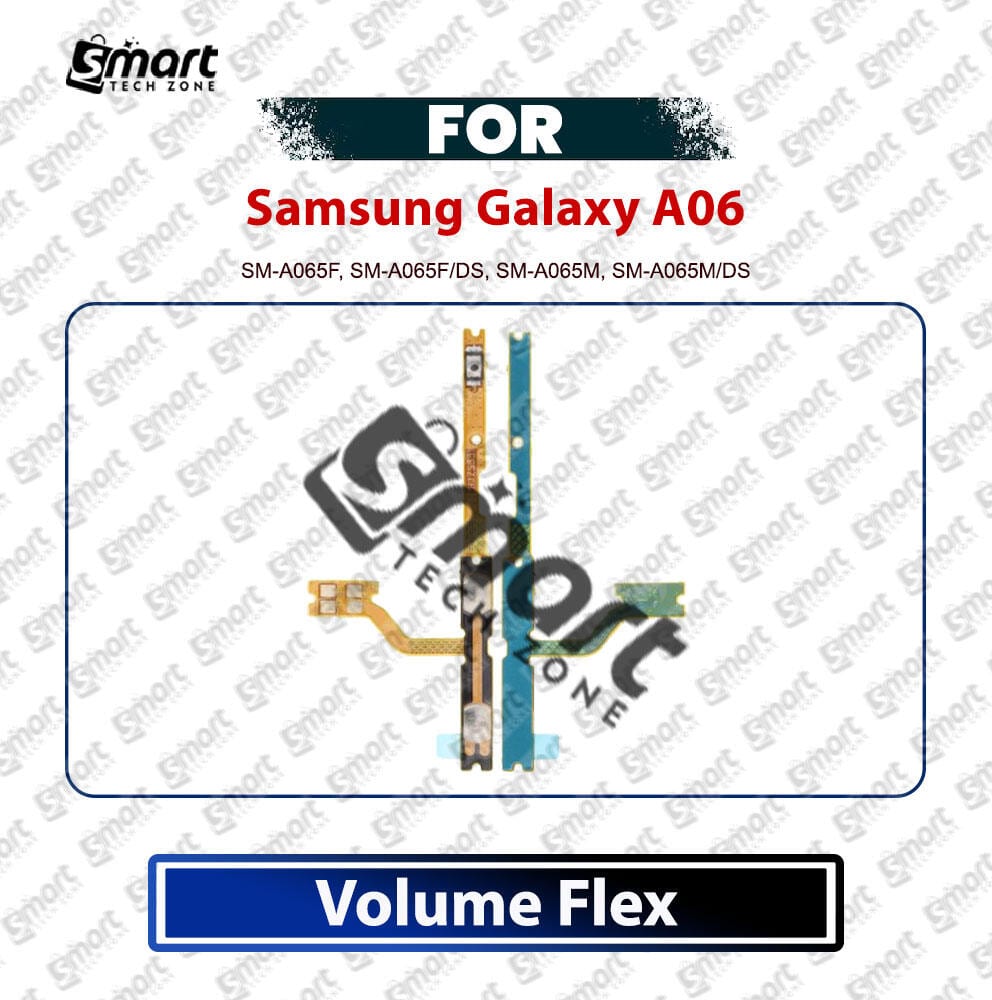 Samsung Galaxy A06 Power On/Off & Volume Up Down Button Flex Cable Replacement Part | Side Key Ribbon Cable SM-A065F, SM-A065F/DS