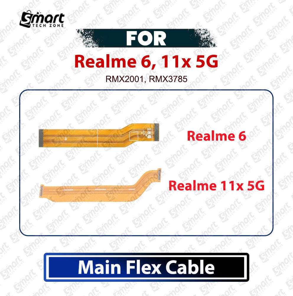 Realme 6 Realme 11x 5G Main Board Motherboard Connector Flex Cable Replacement Repair Part For Realme RMX2001, RMX3785
