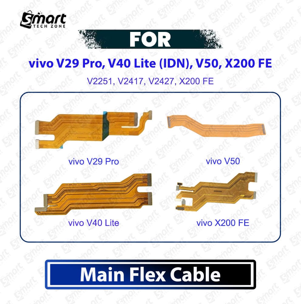 Vivo V29 Pro, V40 Lite, V50, X200 FE Main Board Motherboard LCD Connector Flex Cable Replacement Repair Part For Vivo V2251, V2417, V2427, V2503