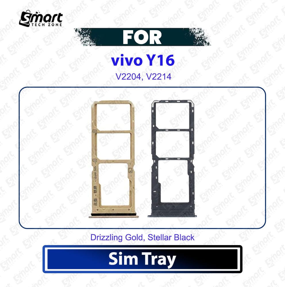 vivo Y16 Sim Card Tray Slot Holder Card Reader SD Slot Adapter Replacement Repair Part For V2204, V2214