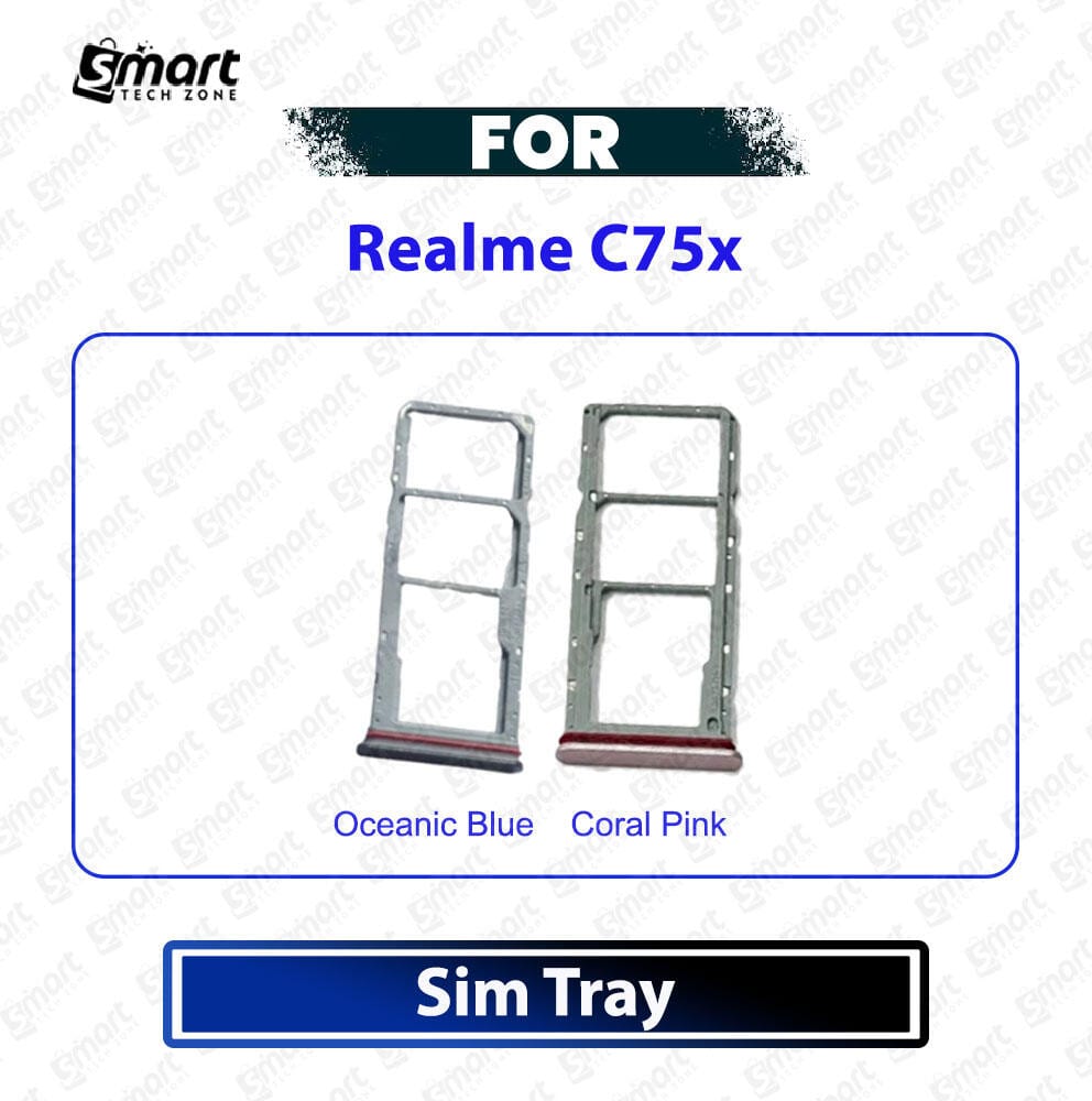 Realme C75x Sim Card Tray Slot Holder Card Reader SD Slot Adapter Replacement Repair Part