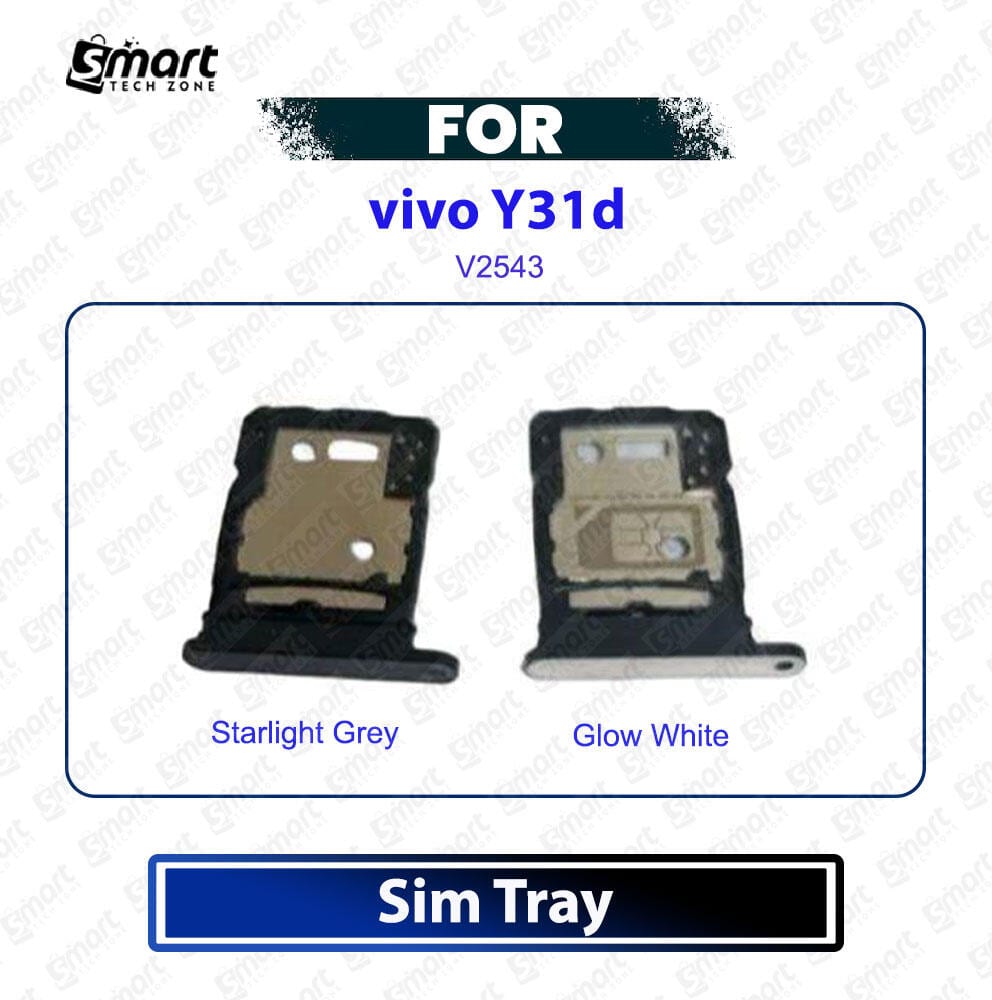 Vivo Y31d Sim Card Tray Slot Holder Card Reader SD Slot Adapter Replacement Repair Part For Vivo V2543
