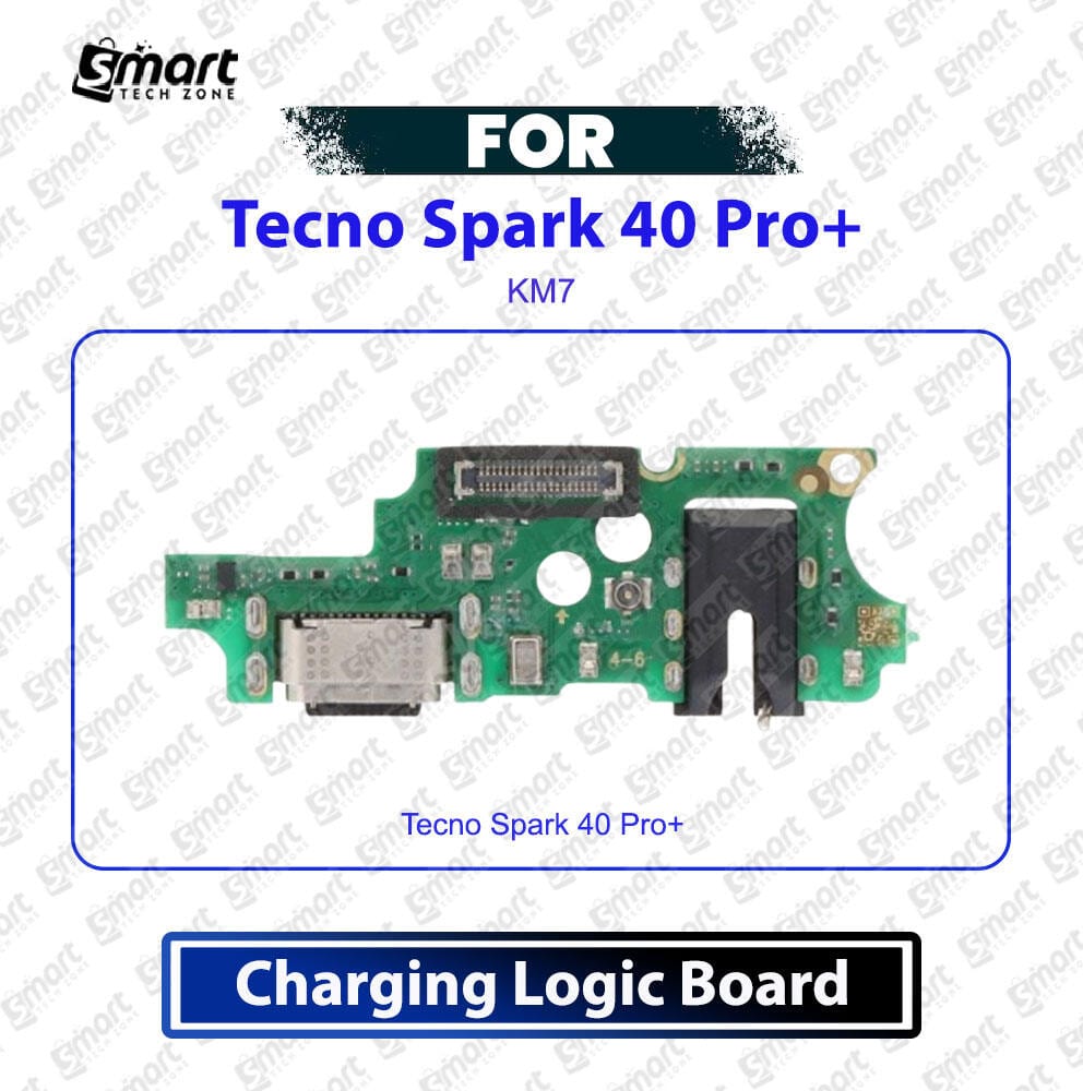 Tecno Spark 40 Pro+ Charging Logic Board Replacement Spare Repair Part For - KM7