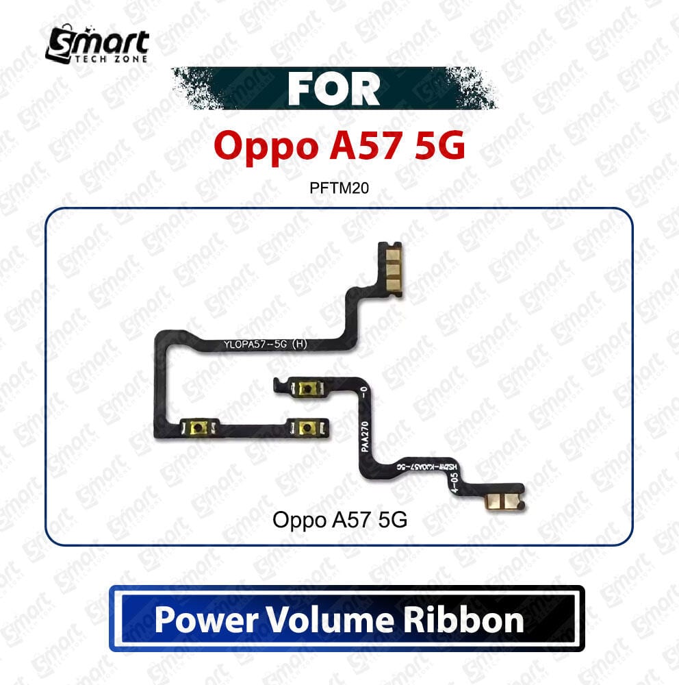 Oppo A57 5G Power On Off Switch Volume Up Down Side Button Flex Cable Replacement Spare Part (Model PFTM20)