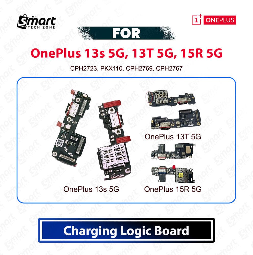 OnePlus 13s 5G, 13T 5G,15R 5G Charging Logic Board USB Charging Port PCB Dock Connector Spare Repair Part (Model CPH2723, PKX110, CPH2769, CPH2767)