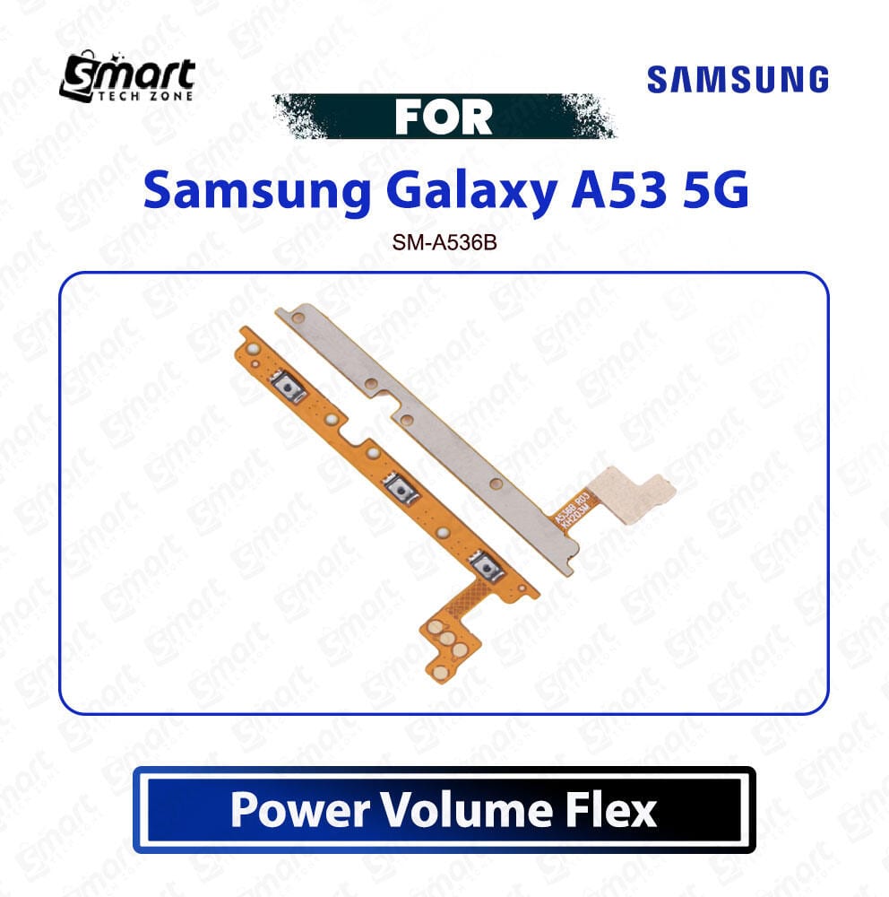 Samsung Galaxy A53 5G Power on / off Switch Button Side Volume Up Down Buttons Flex Cable Replacement Parts