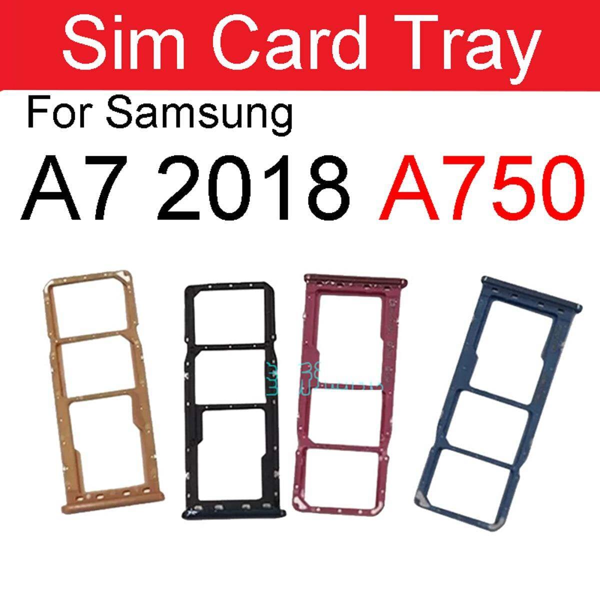 Sim Tray SD Card Tray Holder Card Compatible with Samsung Galaxy A7 2018 A750