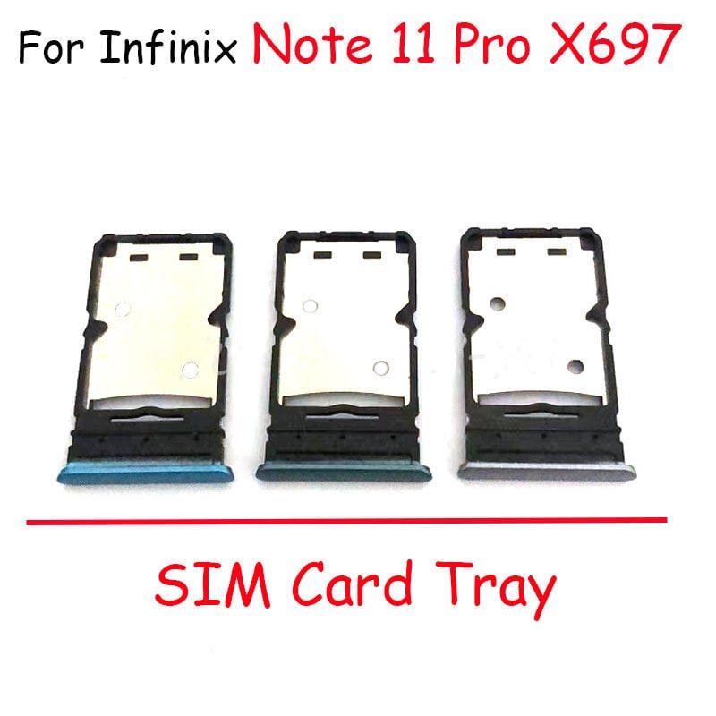 For Infinix Note 11 Pro G96 X697/ Infinix Note 12 G96 X670 Sim Tray and SD Card Slot with Sim Ejector