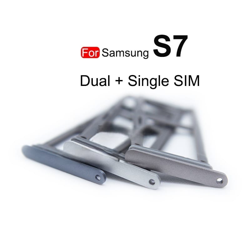 Sim Tray SD Card Tray Holder Card Compatible with Samsung Galaxy S7