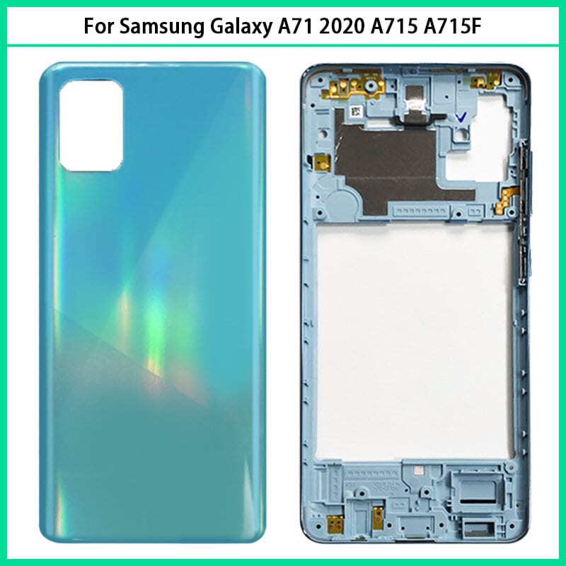Samsung Galaxy A71 Middle Frame and Back Panel Without LCD Frame Panel