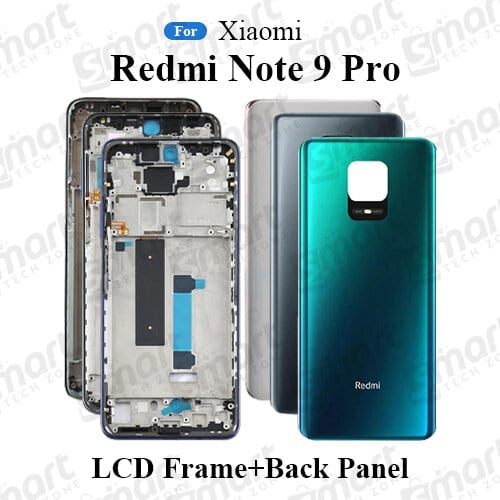 Full Body Housing for Xiaomi Redmi Note 9 Pro 4G (Front LCD Frame Panel and Back Panel)
