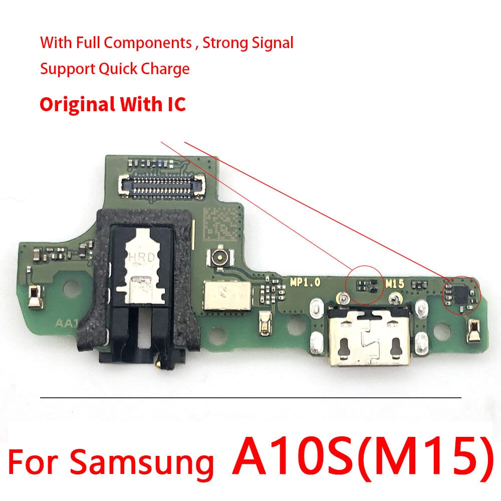 Charging Logic Board For Samsung Galaxy A10s A107 M15 M16 Charging Port For Samsung Galaxy A20s A207 M12 M14 USB Plug PCB Dock Connector Spare parts