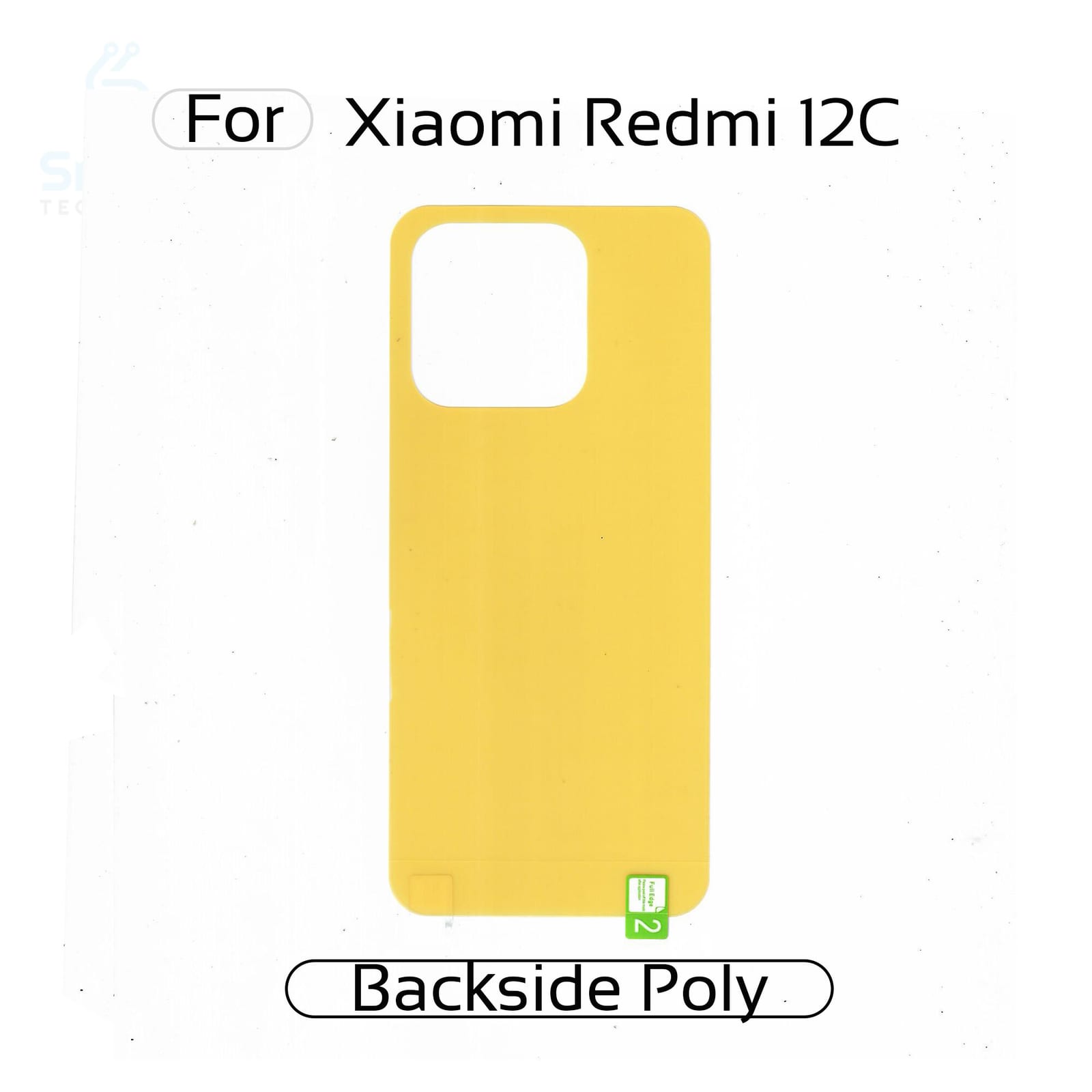 Xiaomi Redmi 12C Back Transparent Poly For Your Device Safe and Scratch Free