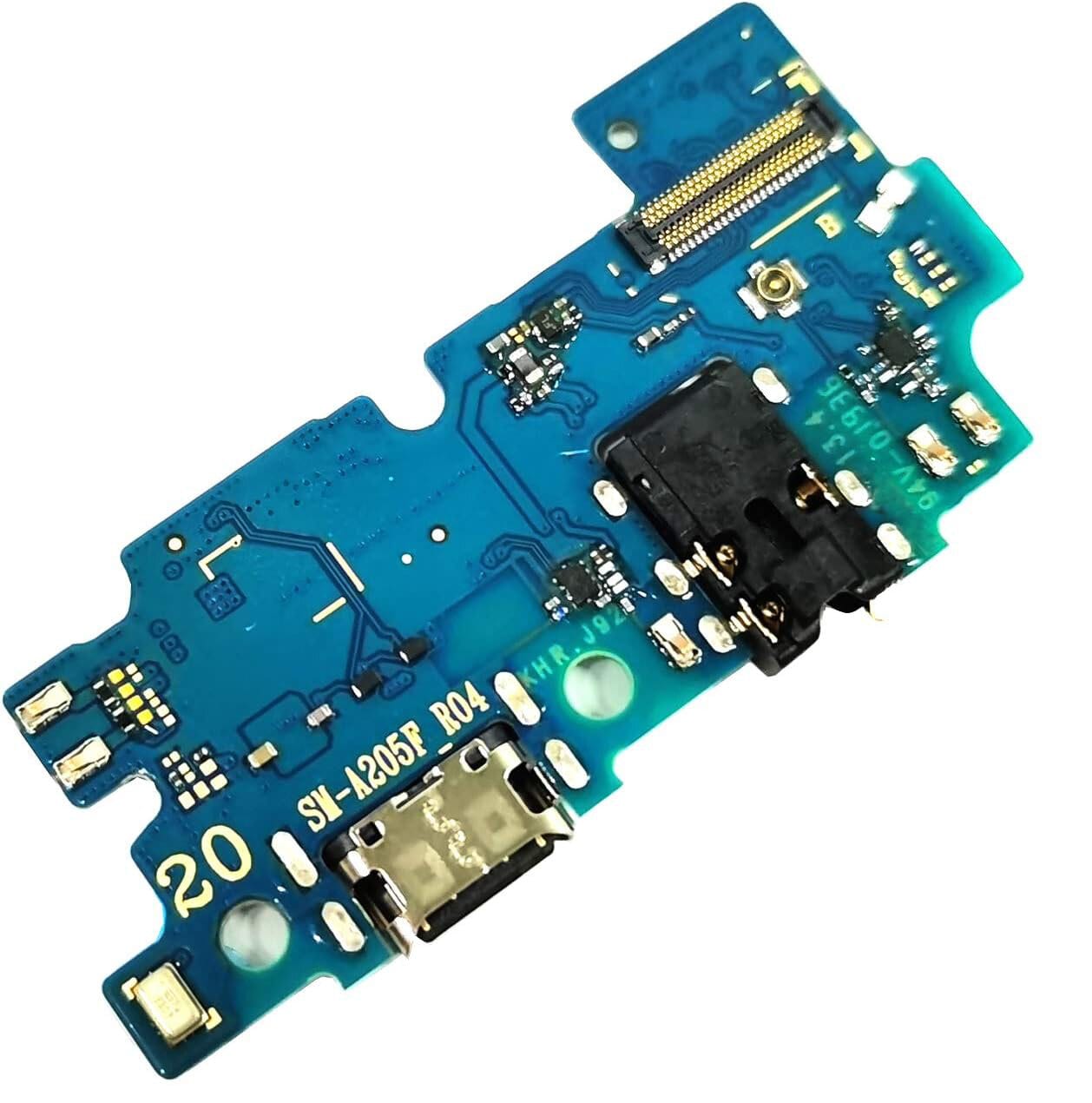 Charging Logic Board For Samsung Galaxy A20 (SM-A205) Charging Port For A20 (SM-A205) USB Plug PCB Dock Connector Spare parts
