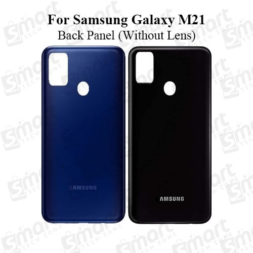 Samsung Galaxy M21 Back Housing Frame / Back Panel / Backshell Without Camera Glass With Proper Logo