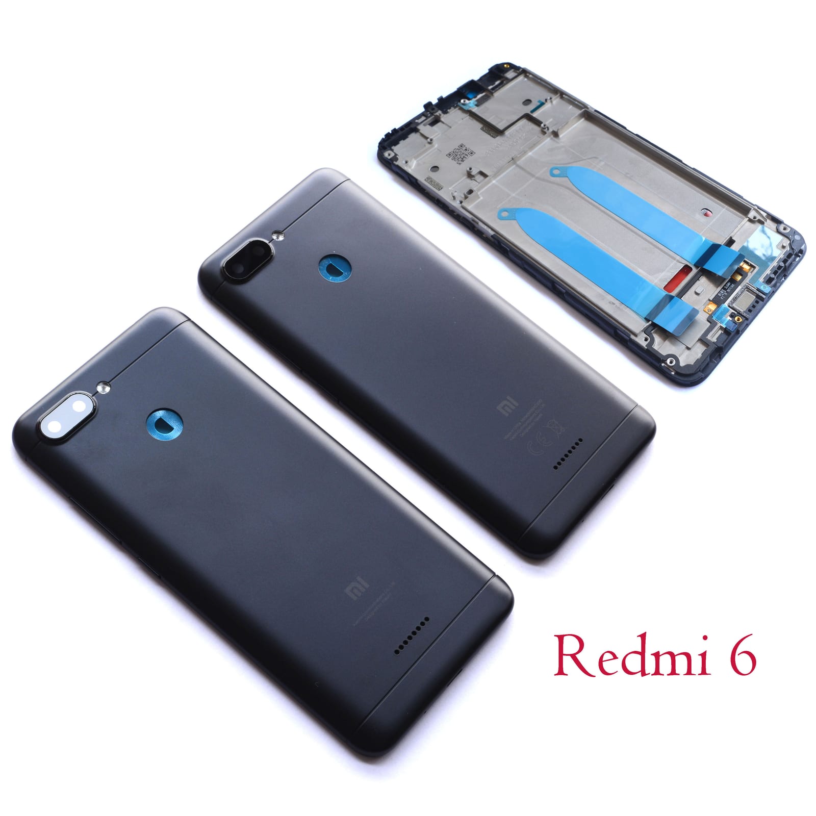 Full Body Housing for Xiaomi Redmi 6 (LCD Frame Panel, and Back Panel)