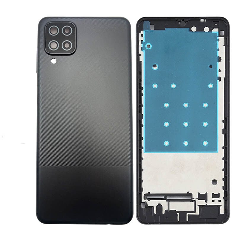 Full Body Housing for Samsung Galaxy A12 (LCD Frame Panel, Middle Frame and Back Panel)