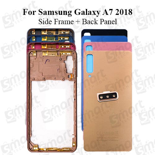Samsung Galaxy A7 2018  Middle Bezel Housing Frame and Back Panel Without Front LCD Frame Panel