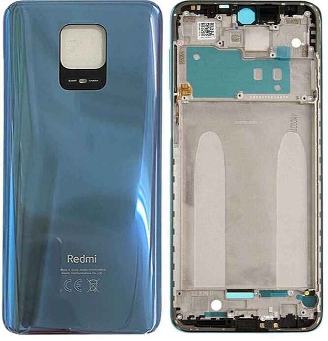 Full Body Housing for  Xiaomi Redmi Note 9S (LCD Frame Panel, Middle Frame and Back Panel)