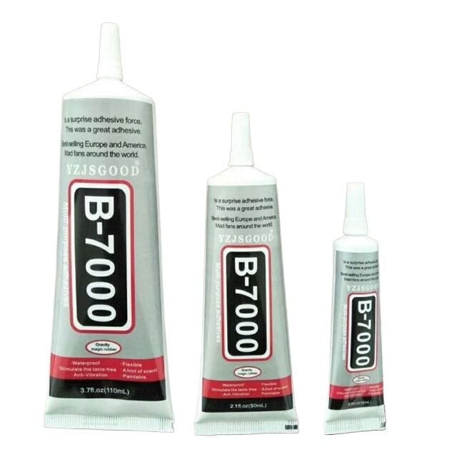 Zhanlida B-7000 (50ml) White Super Glue Mobile Phone Screen Display Repairing Laptop Jewelry Stone