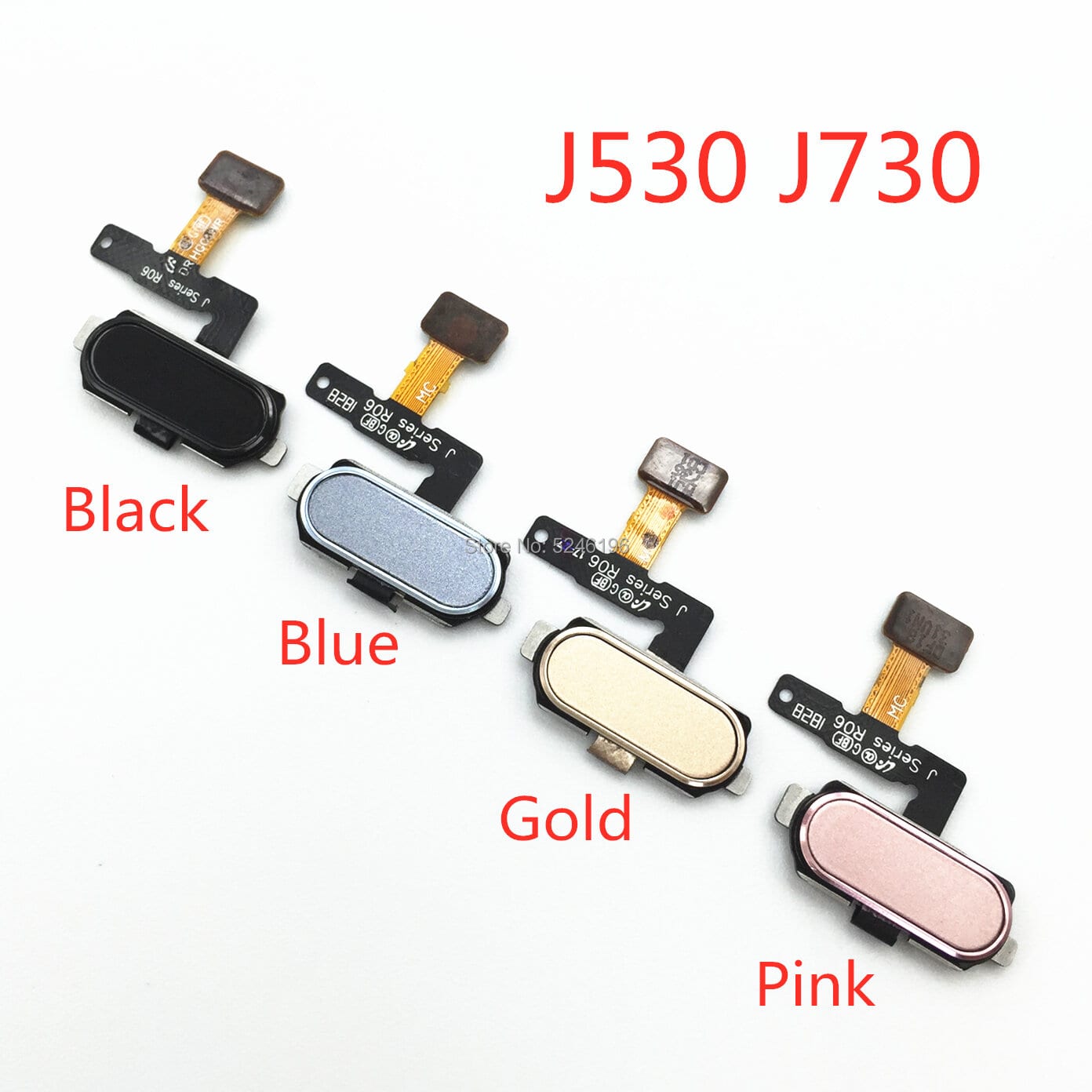 Home Return Key Menu Button Fingerprint Sensor Flex Cable For Samsung Galaxy J5 J7 pro