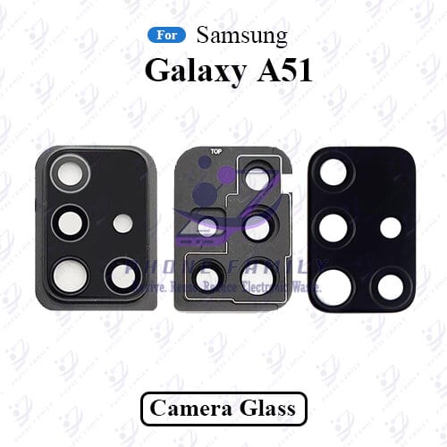 Samsung Galaxy A51 Camera Glass Lens+Frame Replacement Prats