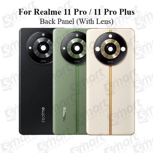 Realme 11 Pro / 11 Pro Plus Back Housing Frame - 100MP/200MP Camera Glass Replacement (All Colors)