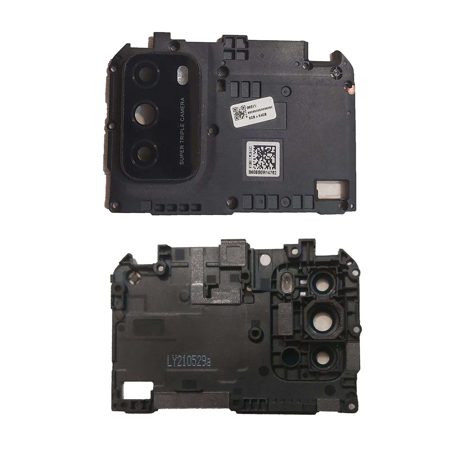 Motherboard Protective Cover for Xiaomi Poco M3 Pro With/Without Camera Glass Mobile Replacement Parts