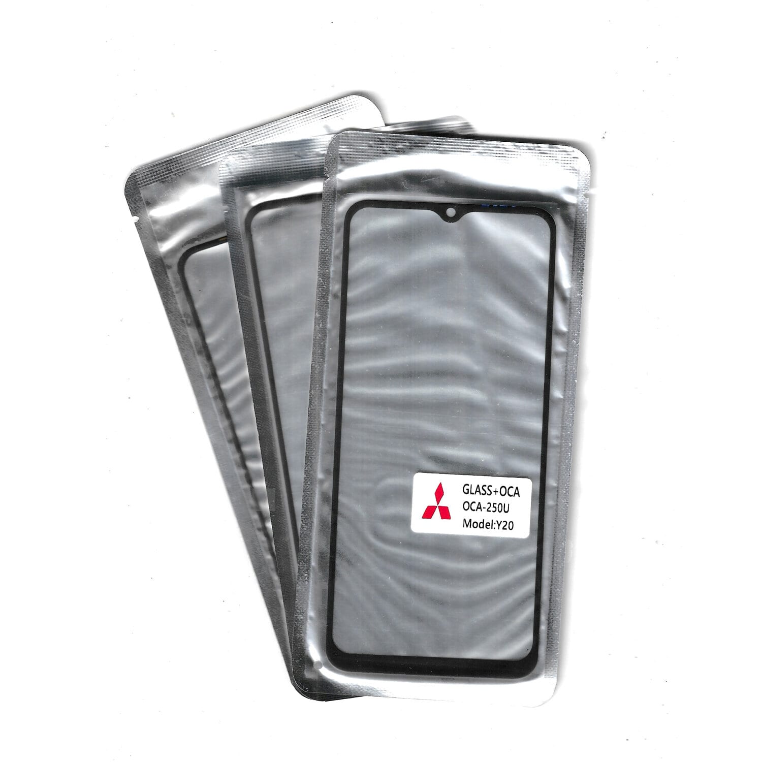 Glass + OCA For Vivo Y20 2020/Y20 2021/Y20i/Y20s/Y21/Y21A/Y21E/Y21G/Y21S/Y21T/Y22/Y22S/Y27