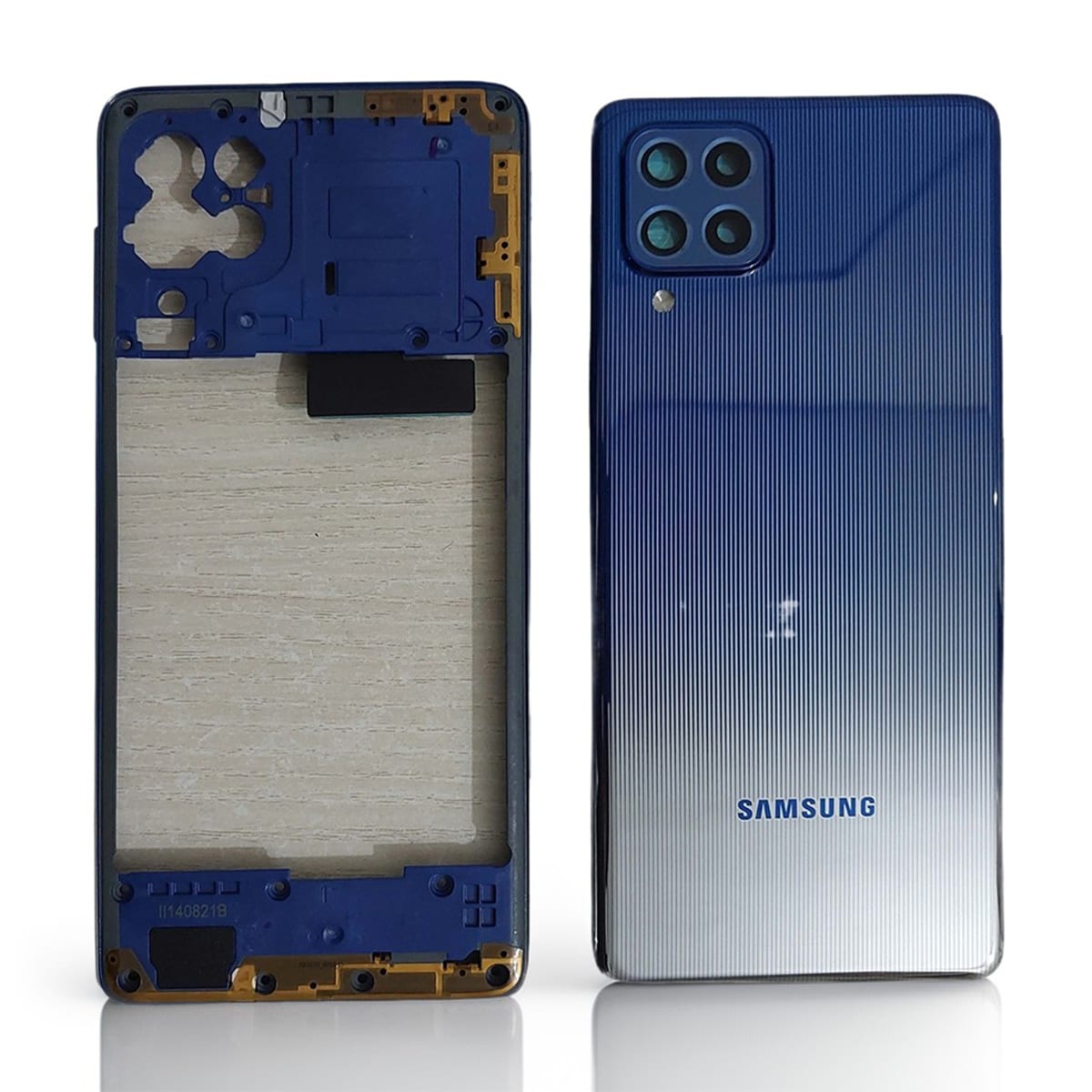 Samsung Galaxy M62/ Samsung Galaxy F62 Middle Bezel Housing Frame and Back Panel Without Front LCD Frame Panel