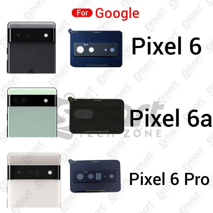 Exceptional Quality - Camera Glass Lens Cover Tempered Glass Protector for Google Pixel 6 6 Pro  - Sleek Usage