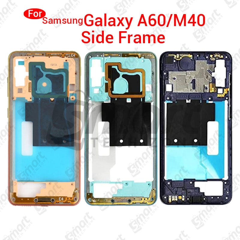 Middle Bezel Chasis Frame With Outside Key Body Housing for Samsung Galaxy M40/A60 (Not LCD Frame)