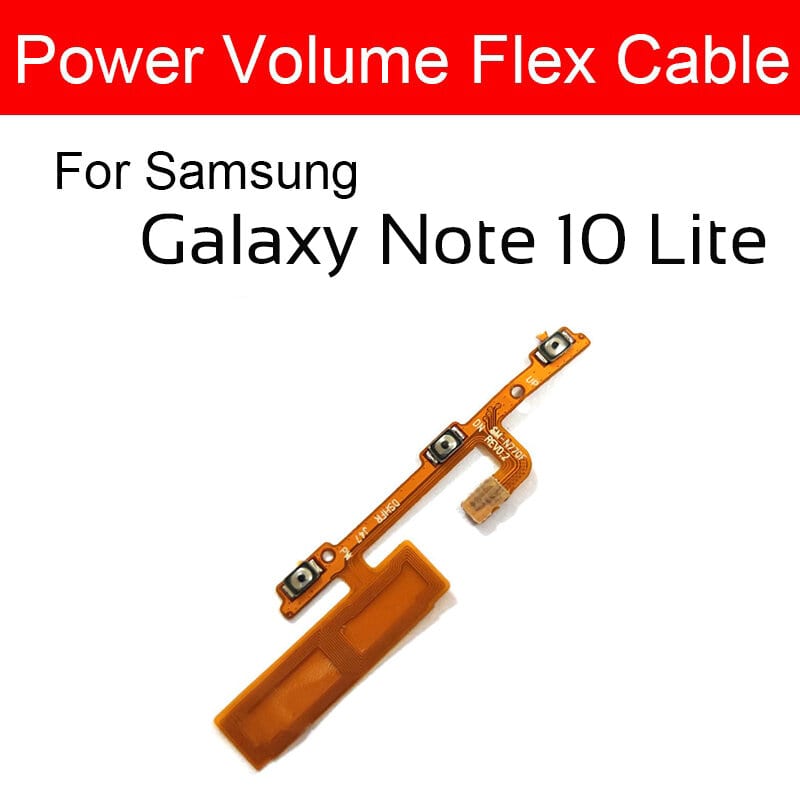 Samsung Galaxy Note 10 Lite Volume and Power On-off Button Flex Cable Ribbon Replacement Part