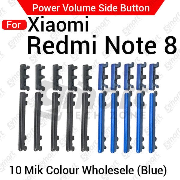 Power Volume Button Out Side Key For Xiaomi Redmi Note 8 External Volume Button + Power ON OFF