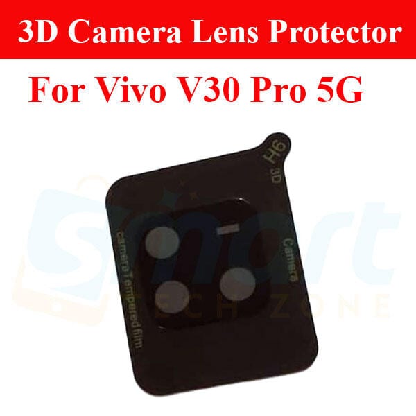 3D Camera Glass Lens Cover Tempered Glass Protector for Vivo V30 V30 Pro V40 V40 Pro | Full Camera Coverage I 3D Lens Shield I Oil Resistant