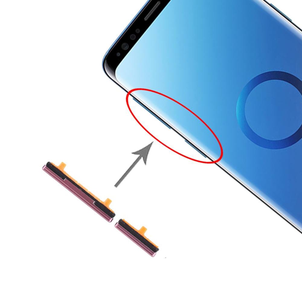 Power Volume Button Out Side Key For Samsung Galaxy S9 S9+ External Volume Button + Power ON OFF