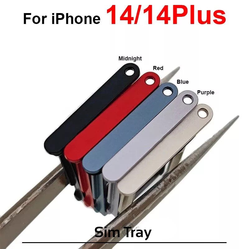 Single SIM Tray Replacement Slot for Apple iPhone 14 iPhone 14 Plus iPhone 14 Pro iPhone 14 Pro Max