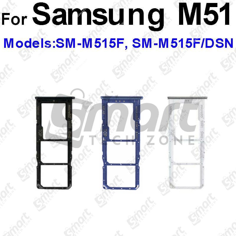 SIM Card Tray Slot Reader Adapter  for Samsung Galaxy M51 M515 (Free High Quality Sim Ejector Pin)